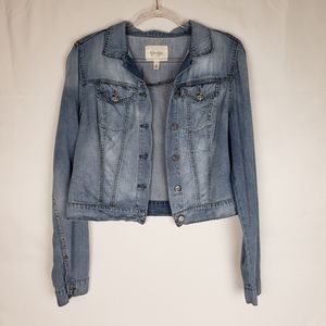 Jessica Simpson womens jean jacket size large